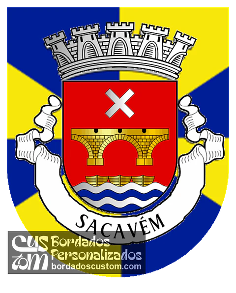 Emblema Bordado Antiga Freguesia de Sacavém (Loures, Lisboa)