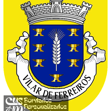 Emblema Bordado Freguesia de Vilar de Ferreiros (Mondim de Basto, Vila Real) 1
