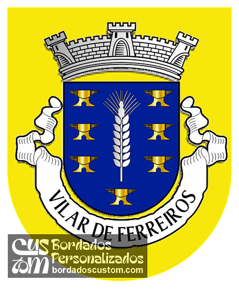 Emblema Bordado Freguesia de Vilar de Ferreiros (Mondim de Basto, Vila Real)