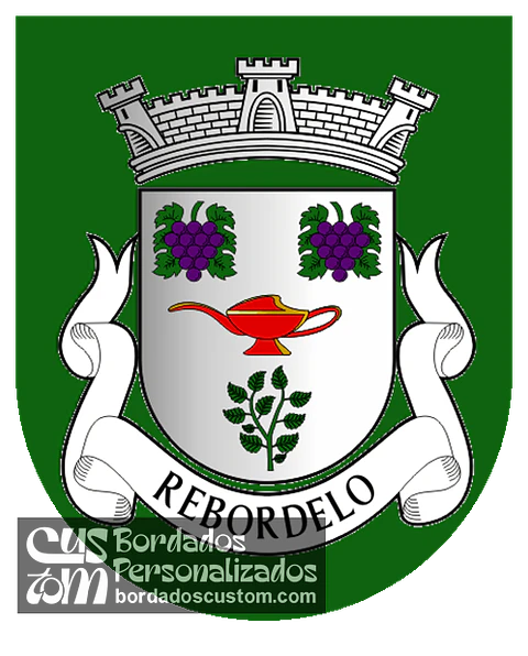 Emblema Bordado Freguesia de Rebordelo (Vinhais, Bragança)