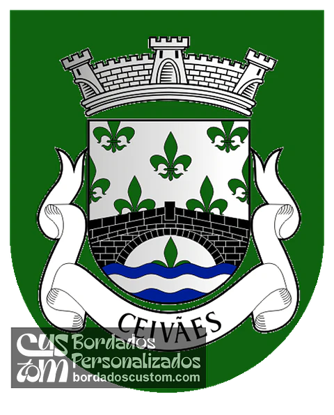 Emblema Bordado Antiga Freguesia de Ceivães (Monção, Viana do Castelo)
