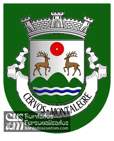 Emblema Bordado Freguesia de Cervos (Montalegre, Vila Real)