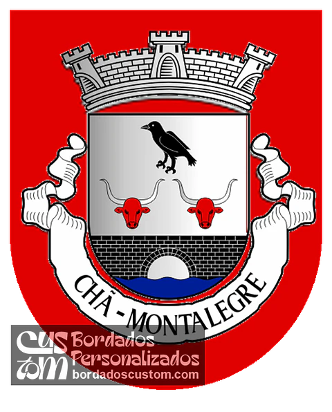 Emblema Bordado Freguesia de Chã (Montalegre, Vila Real)