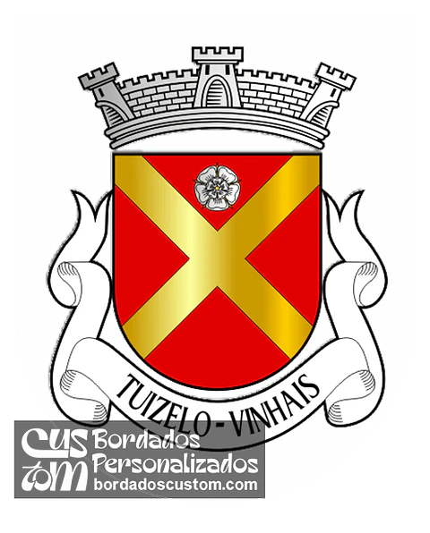 Emblema Bordado Freguesia de Tuizelo (Vinhais, Bragança)