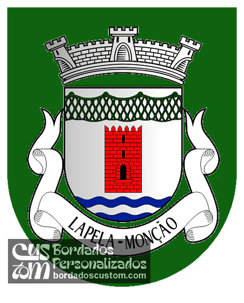 Emblema Bordado Antiga Freguesia de Lapela (Monção, Viana do Castelo)