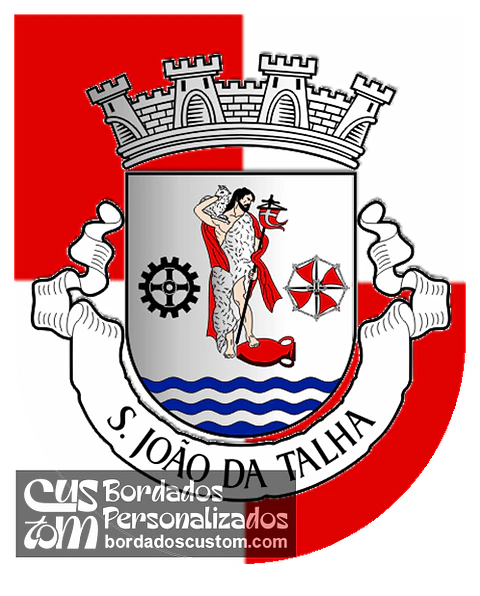 Emblema Bordado Antiga Freguesia de São João da Talha (Loures, Lisboa)