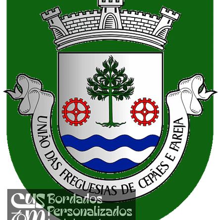 Emblema Bordado Freguesia de Cepães e Fareja (Fafe, Braga) 1