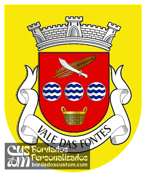 Emblema Bordado Freguesia de Vale das Fontes (Vinhais, Bragança)