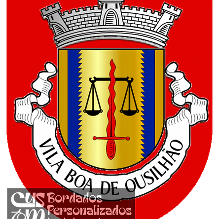Emblema Bordado Freguesia de Vila Boa de Ousilhão (Vinhais, Bragança) 1