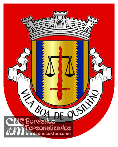 Emblema Bordado Freguesia de Vila Boa de Ousilhão (Vinhais, Bragança)