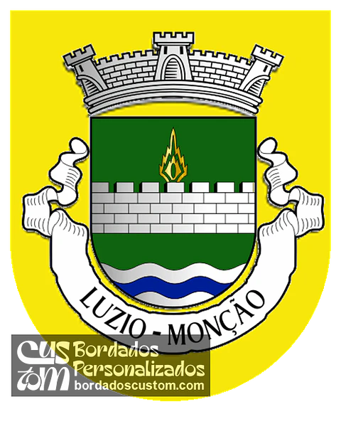 Emblema Bordado Antiga Freguesia de Luzio (Monção, Viana do Castelo)