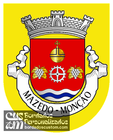 Emblema Bordado Antiga Freguesia de Mazedo (Monção, Viana do Castelo)