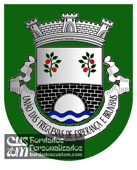 Emblema Bordado Freguesia de Esperança e Brunhais (Póvoa de Lanhoso, Braga)