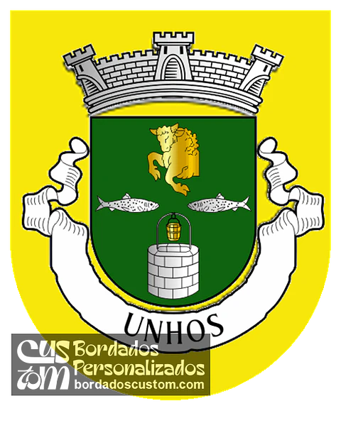Emblema Bordado Antiga Freguesia de Unhos (Loures, Lisboa)