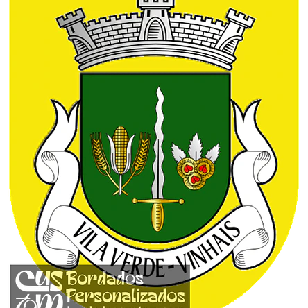 Emblema Bordado Freguesia de Vila Verde (Vinhais, Bragança) 1