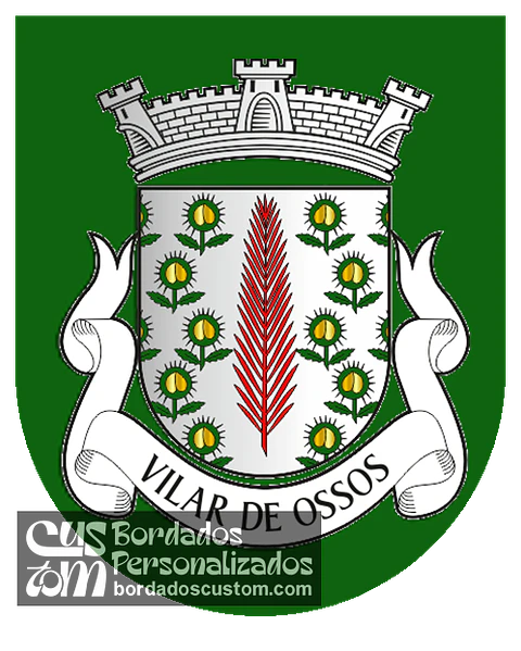 Emblema Bordado Freguesia de Vilar de Ossos (Vinhais, Bragança)