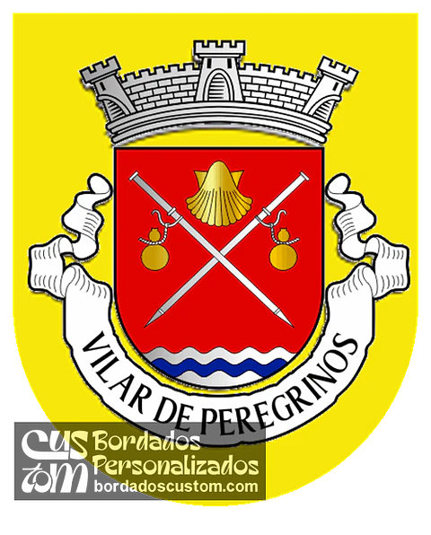 Emblema Bordado Freguesia de Vilar de Peregrinos (Vinhais, Bragança)