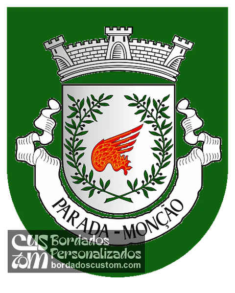 Emblema Bordado Antiga Freguesia de Parada (Monção, Viana do Castelo)