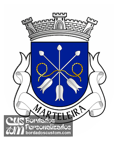 Emblema Bordado Antiga Freguesia de Marteleira (Lourinhã, Lisboa)