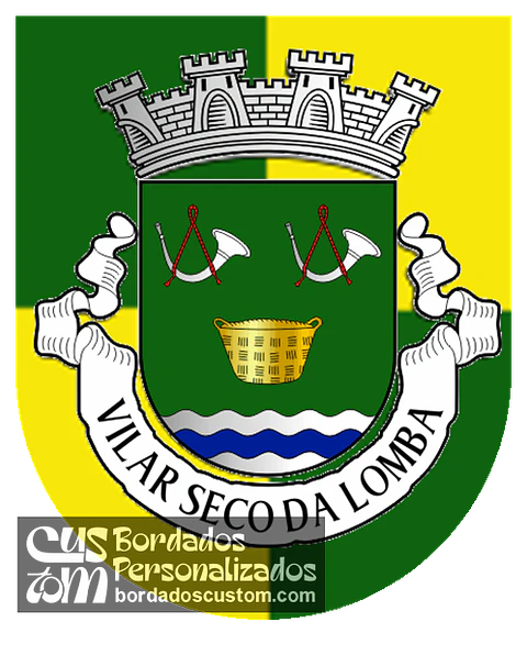 Emblema Bordado Freguesia de Vilar Seco da Lomba (Vinhais, Bragança)