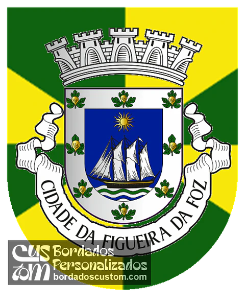 Emblema Bordado Município de Figueira da Foz (Coimbra)