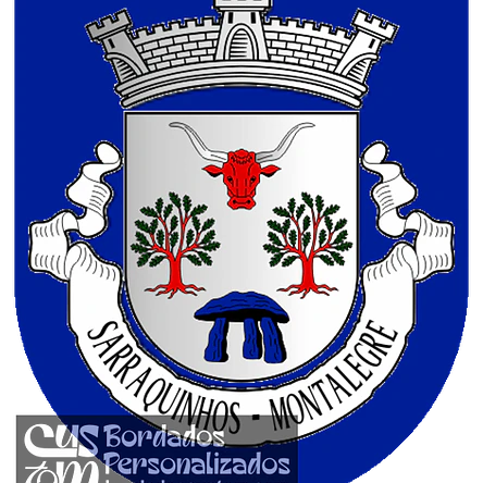 Emblema Bordado Freguesia de Sarraquinhos (Montalegre, Vila Real) 1