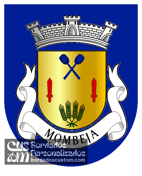 Emblema Bordado Antiga Freguesia de Mombeja (Beja, Beja)