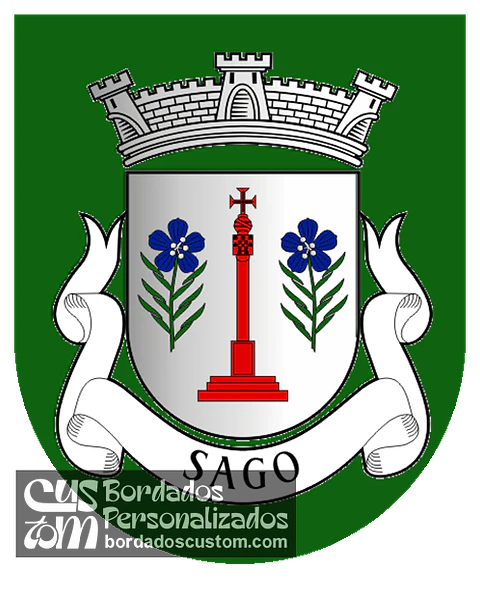 Emblema Bordado Antiga Freguesia de Sago (Monção, Viana do Castelo)