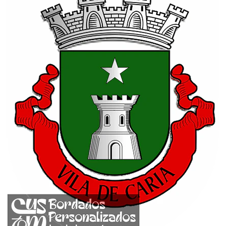 Emblema Bordado Freguesia de Caria (Belmonte, Castelo Branco) 1
