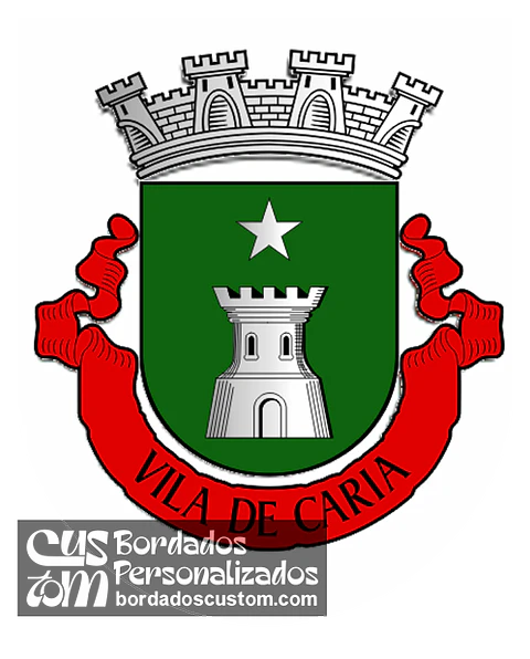 Emblema Bordado Freguesia de Caria (Belmonte, Castelo Branco)