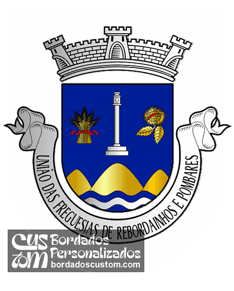 Emblema Bordado Freguesia de Rebordainhos e Pombares (Bragança, Bragança)
