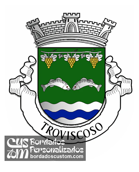 Emblema Bordado Antiga Freguesia de Troviscoso (Monção, Viana do Castelo)