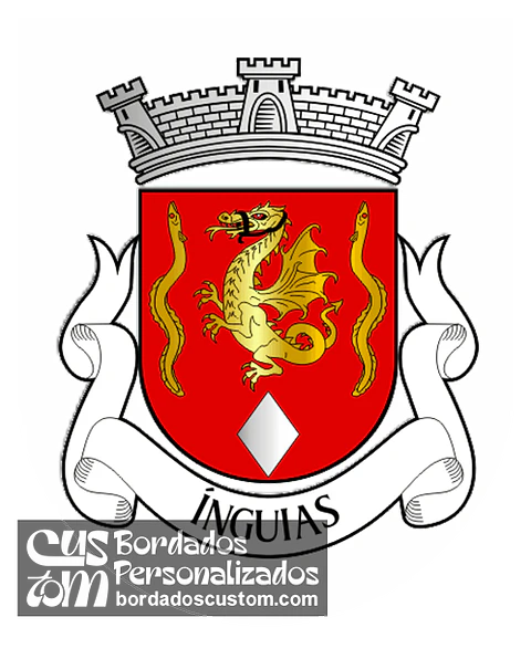 Emblema Bordado Freguesia de Ínguias (Belmonte, Castelo Branco)