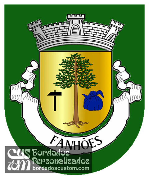 Emblema Bordado Freguesia de Fanhões (Loures, Lisboa)