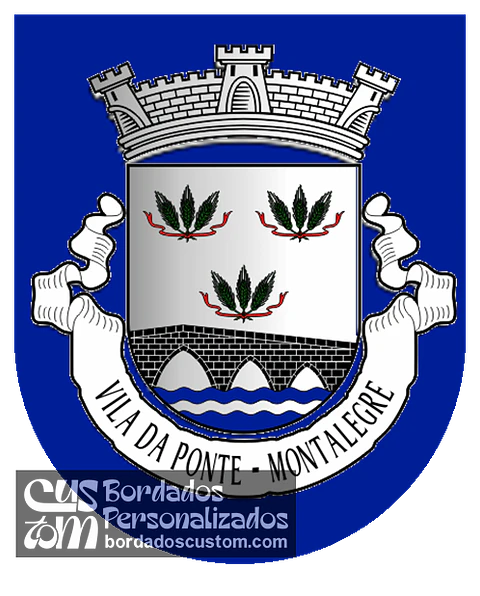 Emblema Bordado Freguesia de Vila da Ponte (Montalegre, Vila Real)