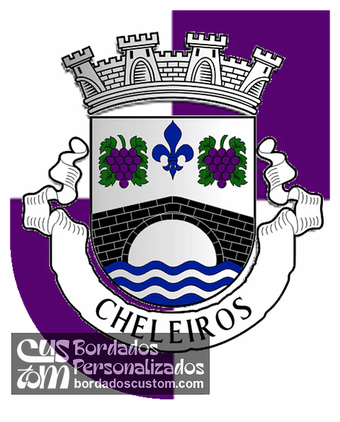 Emblema Bordado Antiga Freguesia de Cheleiros (Mafra, Lisboa)