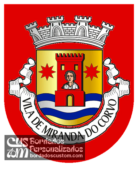 Emblema Bordado Município de Miranda do Corvo (Coimbra)