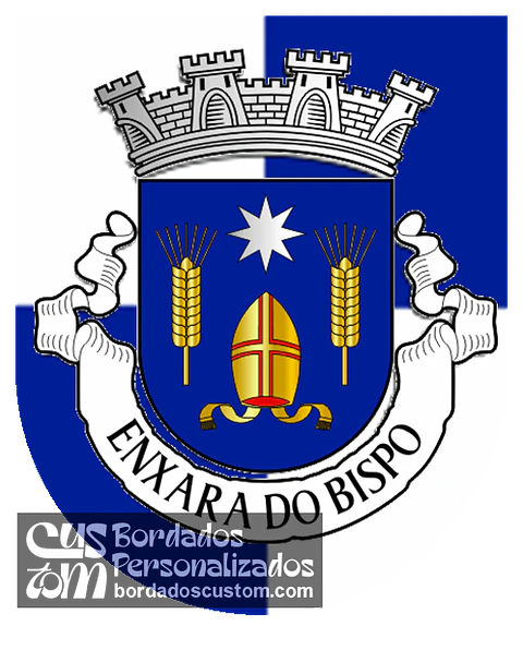 Emblema Bordado Antiga Freguesia de Enxara do Bispo (Mafra, Lisboa)