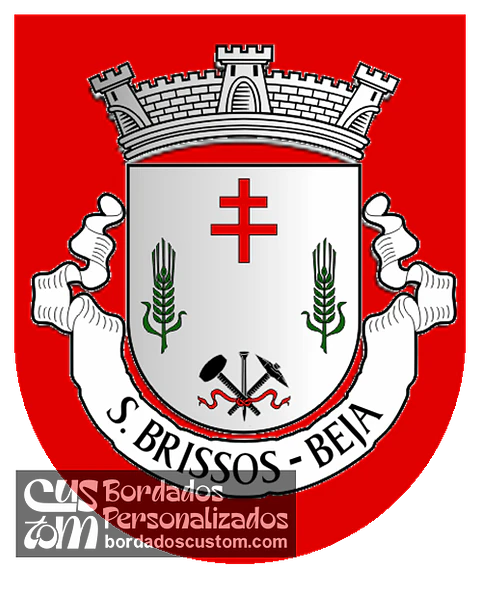 Emblema Bordado Antiga Freguesia de São Brissos (Beja, Beja)