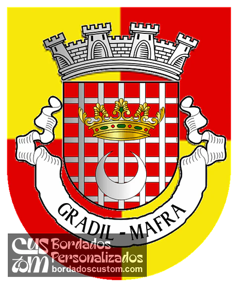 Emblema Bordado Antiga Freguesia de Gradil (Mafra, Lisboa)