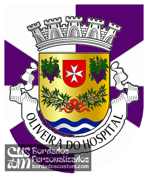 Emblema Bordado Município de Oliveira do Hospital (Coimbra)