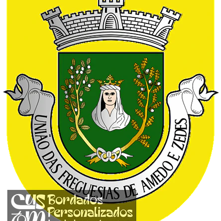 Emblema Bordado Freguesia de Amedo e Zedes (Carrazeda de Ansiães, Bragança) 1