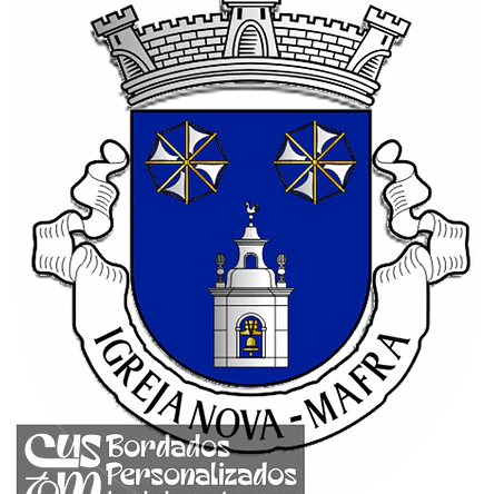Emblema Bordado Antiga Freguesia de Igreja Nova (Mafra, Lisboa) 1