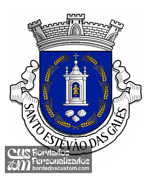 Emblema Bordado Antiga Freguesia de Santo Estêvão das Galés (Mafra, Lisboa)