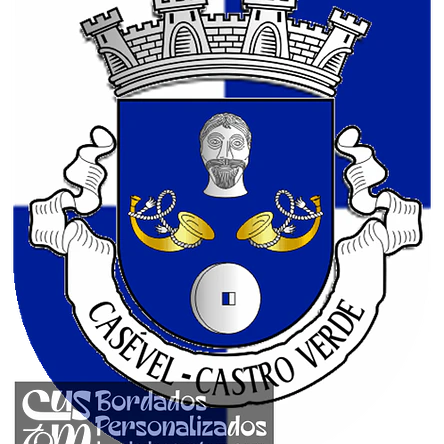 Emblema Bordado Antiga Freguesia de Casével (Castro Verde, Beja) 1