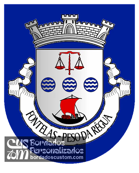 Emblema Bordado Freguesia de Fontelas (Peso da Régua, Vila Real)