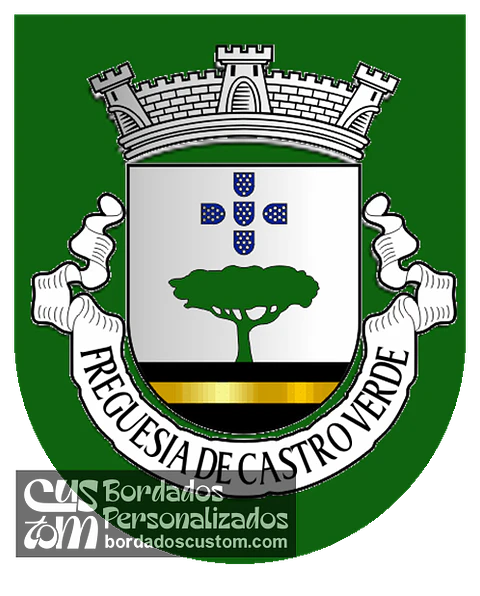 Emblema Bordado Antiga Freguesia de Castro Verde (Castro Verde, Beja)