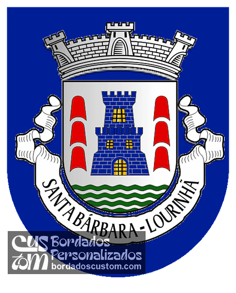 Emblema Bordado Freguesia de Santa Bárbara (Lourinhã, Lisboa)