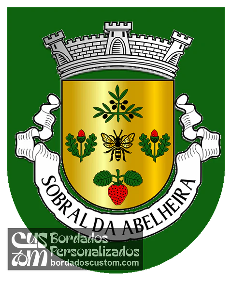 Emblema Bordado Antiga Freguesia de Sobral da Abelheira (Mafra, Lisboa)