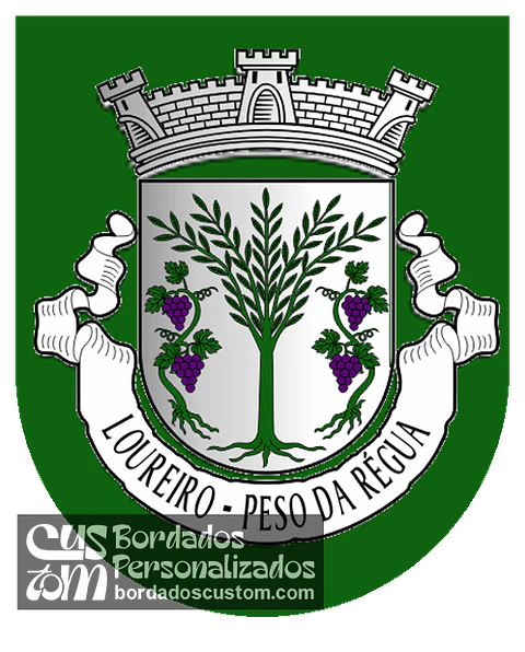 Emblema Bordado Freguesia de Loureiro (Peso da Régua, Vila Real)